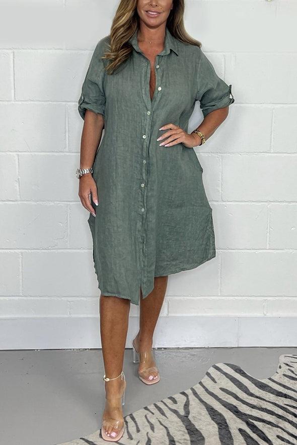 BreezyLoom Shirt Dress